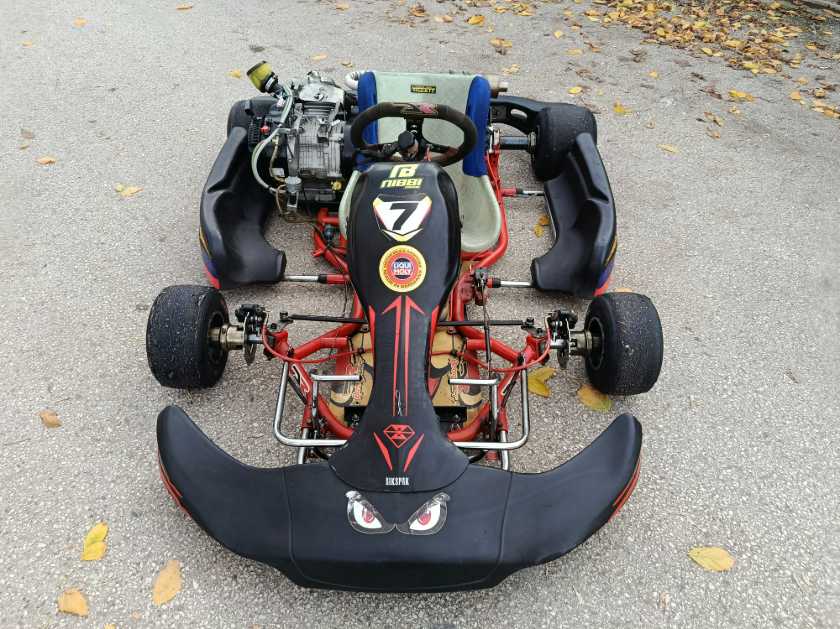 Karting Danilo Rossi com disco travagem frente 420cc 4 tempos impecável